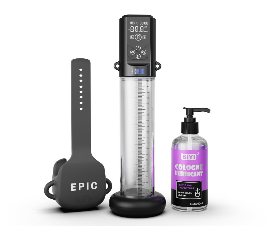 PRO Kit Epic Pump + Cylinder + Epic XL Vibe + Soft Pad+ Lubricant