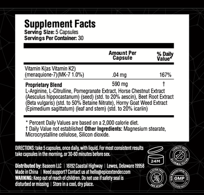 Epic Bone - Nitric Oxide Booster